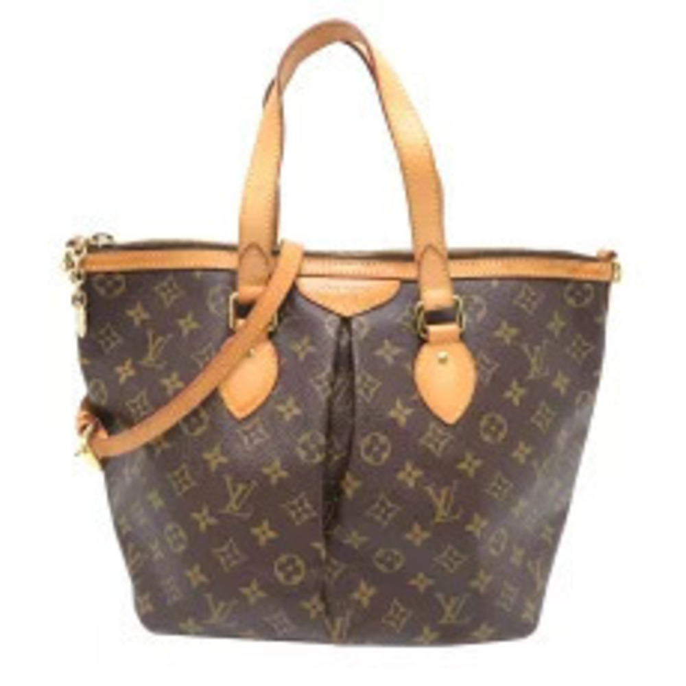 Louis Vuitton Palermo Handbag Monogram Brown
